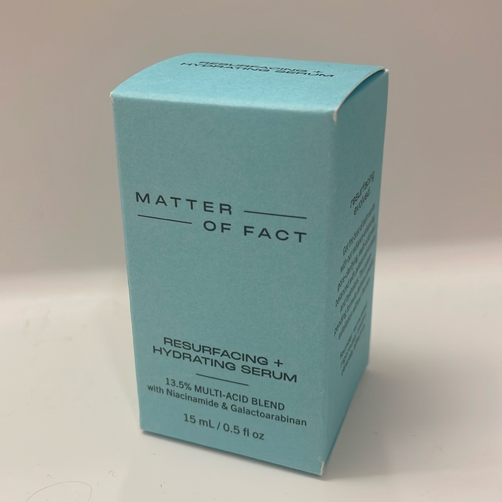 Matter of Fact Resurfacing + Hydrating Serum New in Box